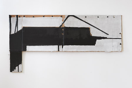 O.T. 2011, Acryl auf Karton, 68 x 208 cm