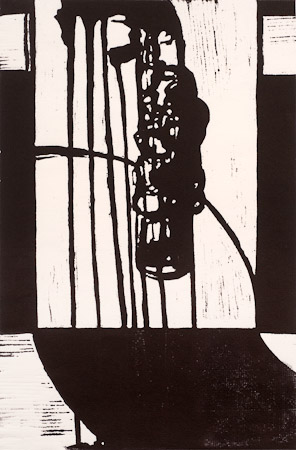 O.T. 1998, Holzschnitt, 20 x 30 cm