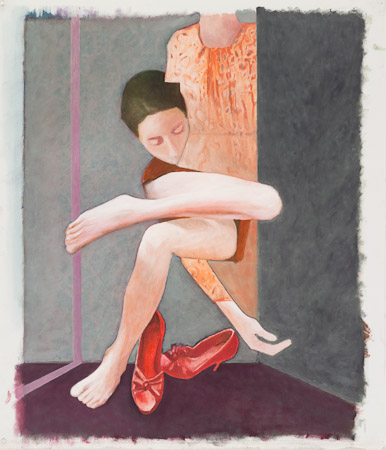 o.T. 2009, Öl auf Lw, 100 x 90 cm